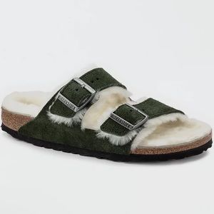 Birkenstock Arizona Shearling Slide Sandal - Women's